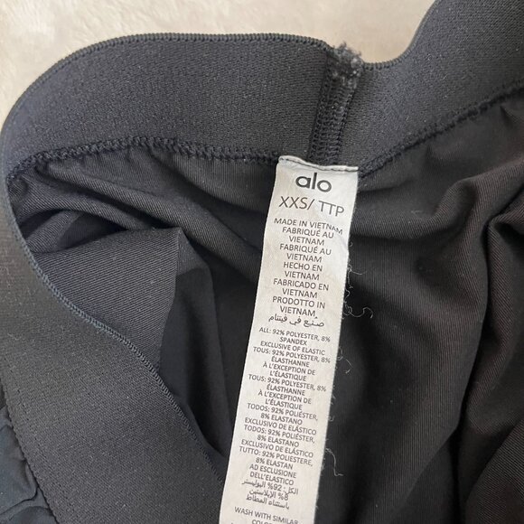 ALO Yoga Varsity Tennis Skirt, Black XXS - Picture 6 of 6